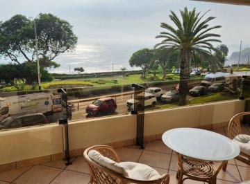 Departamento de 3 habitaciones, Lima · Con Amplia Terraza y Bellisima Vista Al Mar! C. G