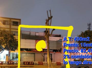 Local comercial de 2 habitaciones, Lima · Lince Venta de Local Comercial Av Principal 450 m²