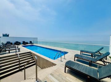 Departamento de 3 habitaciones, Lima · Exclusivo y Moderno Dpto Amoblado Frente Al Mar con Espectacular Vista