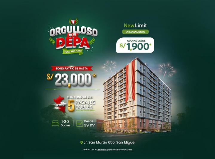 Desarrollo vertical , Lima · Edificio New Limit