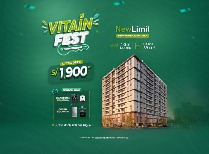 Desarrollo vertical , Lima · Edificio New Limit