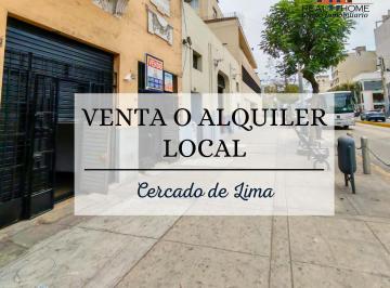 Local comercial , Lima · Venta o Alquiler - Estratégico Local Comercial Jr. Lampa Ideal Para Tu Negocio