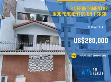 Casa de 9 habitaciones, Lima · Casa con 3 Departamentos Independiente - Urb San Felipe - Comas