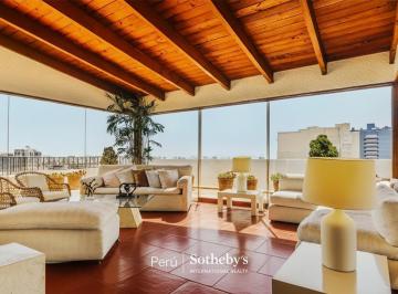 Departamento de 3 habitaciones, Lima · Espectacular Penthouse Tipo Casa y Lindas Vistas Frente Al Golf de San Isidro