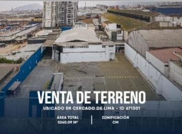 Terreno / Lote de 10 habitaciones, Lima · Vendo Terreno Cercado de Lima