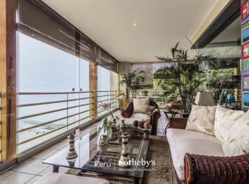 Departamento · 335m² · 4 Dormitorios · 2 Estacionamientos · Precioso Departamento con Una Linda Vista Al Mar en Barranco