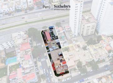 Terreno / Lote · 1213m² · Excelente Casa Como Lote de Esquina Para 17 Pisos en Miraflores