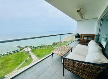 Departamento de 3 habitaciones, Lima · Exclusivo Dpto con Espectacular Vista Al Mar C/línea Blanca 3 Dorm C/baños Incorp Áreas Comune