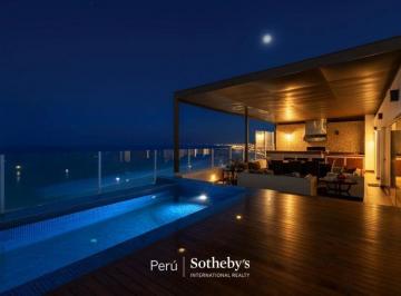 Departamento de 4 habitaciones, Lima · Exclusivo Penthouse con Vista Panorámica Al Mar en La Mejor Calle de Barranco