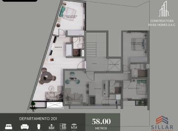 Departamento · 54m² · 1 Dormitorio · 1 Estacionamiento · Preventa Departamentos, Los Gladiolos en Yanahuara