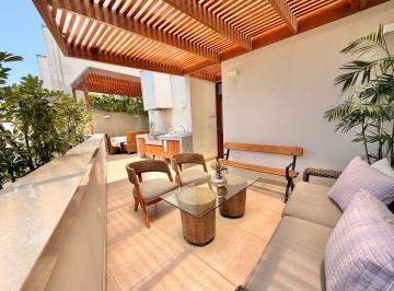 Departamento de 4 habitaciones, Lima · Venta de Penthouse Dúplex Frente a Parque y Amplia Terraza en Barranco