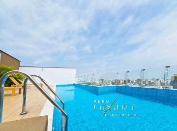 Departamento de 4 habitaciones, Lima · Departamento en Alquiler con Vista Al Mar Miraflores