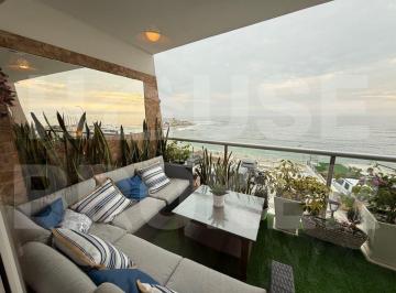 Departamento de 4 habitaciones, Lima · Departamento Frente Al Mar en Playa Caballeros / Renovado Como Nuevo y Amoblado con Amplia Terraza