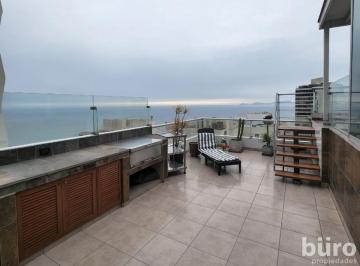 Departamento de 3 habitaciones, Lima · Excelente Departamento PH Duplex en Alquiler, Vista Al Mar, Miraflores