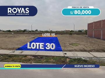Terreno / Lote · 90m² · Se Vende - Terreno Residencial en La Ensenada de Chiclayo IV Etapa - Pimentel - 1276