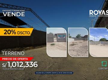 Terreno / Lote · 1590m² · Entidad Financiera Vende Terreno 1,590 m² Cerca a Real Plaza - Piura - 1287