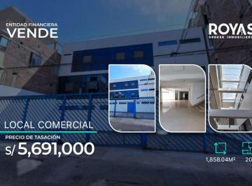 Local comercial · 1858m² · Entidad Financiera Vende Edificio Comercial Tres Pisos Ascensores y Estacionamientos - Chorrillos - 1282