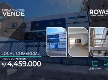 Local comercial · 1858m² · Entidad Financiera Vende Edificio Comercial Tres Pisos Ascensores y Estacionamientos - Chorrillos - 1282