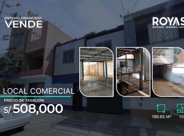 Local comercial · 150m² · Entidad Financiera Vende Local Comercial Dos Pisos - San Martín Porres - 1294