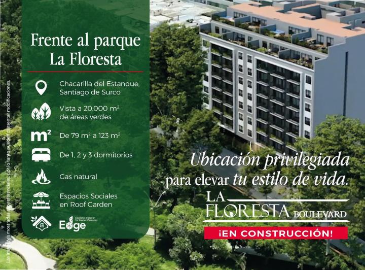 Desarrollo horizontal/vertical , Lima · La Floresta Boulevard