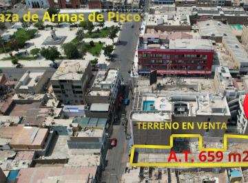 Terreno / Lote , Pisco · Venta de Terreno Comercial en La Plaza de Armas de Pisco