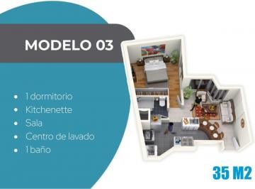 Departamento de 1 habitación, Lima · Ocasión Departamento Pre Venta La Calera