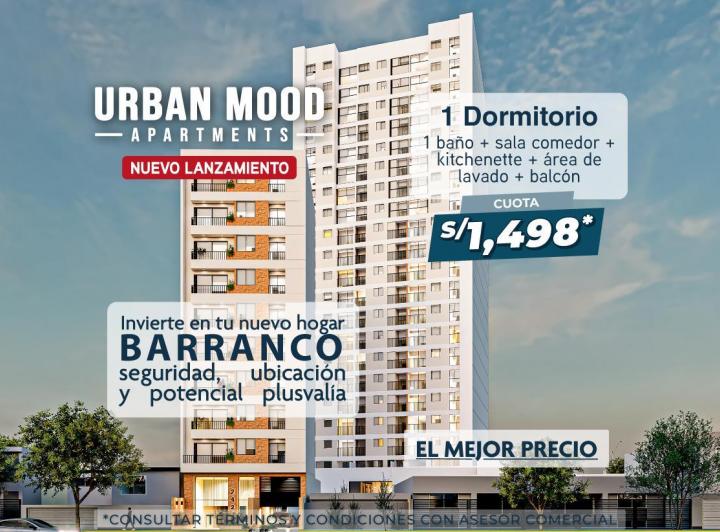 Desarrollo vertical , Lima · Urban Mood Apartments