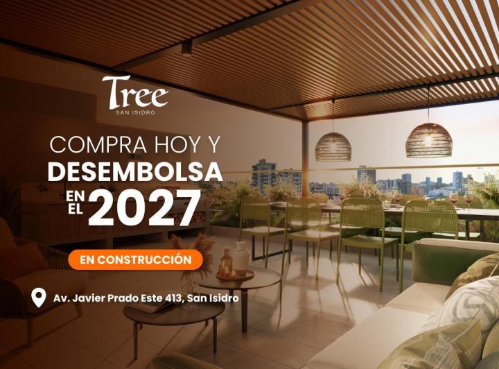 Desarrollo vertical , Lima · Tree San Isidro ¡En Construcción!