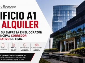 Oficina comercial · 3500m² · Oficina en Alquiler - 3,500 m² - San Isidro