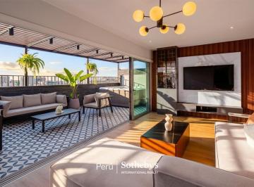 Departamento · 212m² · 3 Dormitorios · 2 Estacionamientos · Penthouse en Santa Cruz en El Exclusivo Distrito de Miraflores