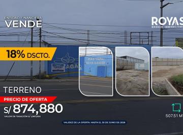 Terreno / Lote · 1577m² · Entidad Financiera Vende Terreno Comercial Cercado - Chepen - 1286