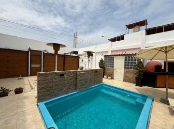 Casa de 4 habitaciones, Lima · Casa con Piscina y 4 Dorm. en San Bartolo - Cerca a Playa Vallebuona