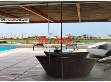 Departamento · 107m² · 3 Dormitorios · 2 Estacionamientos · Alquiler Departamento de Playa en Condominio Asia Azul, Sarapampa Km 106