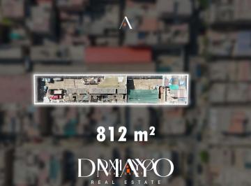 Terreno / Lote · 812m² · Terreno 813 m² en Surquillo a Unas Cdras del Mallplaza Angamos
