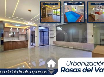 Casa de 8 habitaciones, Trujillo · Urb. Rosas del Valle - Casa de Lujo con Piscina Privada Frente a Parque