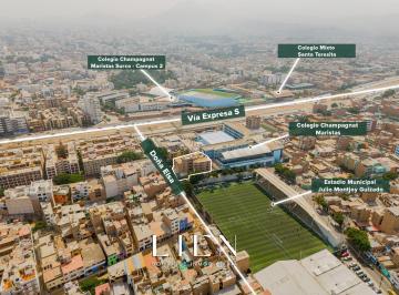 Departamento · 62m² · 2 Dormitorios · Departamento en Venta en Surco en Zona Residencial Consolidada a Pasos de Nueva Via Expresa Sur