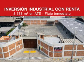 Nave industrial · 3388m² · Local Indutrial en Venta - 3,390 m² - Ate