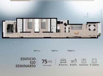 Departamento · 75m² · 3 Dormitorios · Aprovecha Los Mejores Precios en Preventa en Sjm!