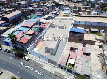 Terreno / Lote , Lima · Venta de Terreno de 1,716 m² en Calle Santa Anita – Chorrillos