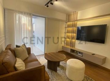 Departamento · 60m² · 2 Dormitorios · Alquiler Depa de Estreno Amoblado de Diseñador en San Isidro 2Dorm.