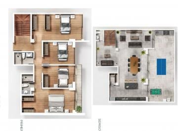 Departamento de 4 habitaciones, Arequipa · Vendo Duplex _4 Hab_ Proyecto Jun26_$345,000_no Alcabala