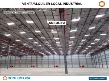 Nave industrial , Arequipa · Alquiler Almacen Industrial - Cerro Colorado - Arequipa - 1,200 m²