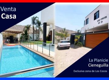 Casa de 6 habitaciones, Lima · Vendo Casa 2 Pisos Los Cocos La Planicie Cieneguilla, La Quebrada. 500 m², Areas Verdes, Piscina, Etc