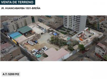 Terreno / Lote , Lima · Venta de Terreno en Jiron Huancabamba - Breña de 5200 m² a $1600 m²