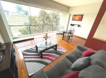 Departamento de 1 habitación, Lima · A un Paso del Centro Financiero y El Golf: Full Amoblado, Hermoso Balcón y 1 Cochera. Vista Externa
