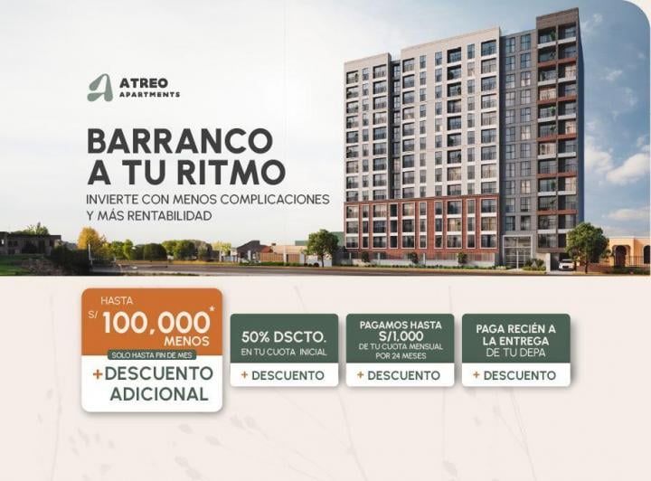 Desarrollo vertical , Lima · Atreo Apartments