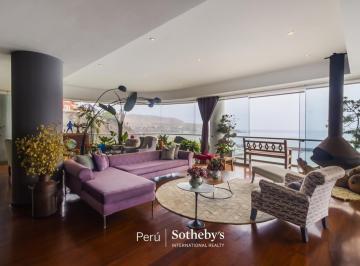 Departamento · 423m² · 3 Dormitorios · 2 Estacionamientos · Flat Extraordinario Ubicado en un Exclusivo Edificio en Barranco
