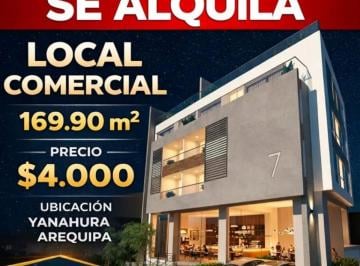 Local comercial , Arequipa · Se Alquila Local Comercial de Estreno en Yanahuara