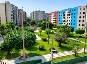 Departamento de 3 habitaciones, Lima · ¡Gran Oportunidad! Venta de Departamento Amplio en Los Olivos con Cochera y Depósito Frente a Parque