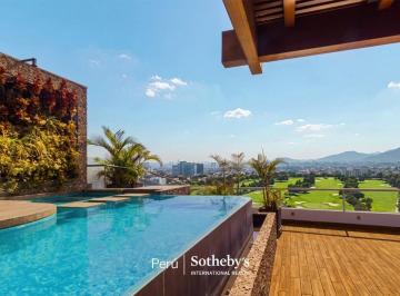 Departamento · 310m² · 3 Dormitorios · 6 Estacionamientos · Exclusivo Pent - House con Vista Panorámica en Ubicación Privilegiada en Cerros de Camacho, Surco